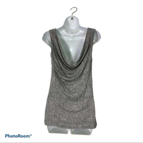 ANTONIO MELANI Silk Sleeveless Draped Top - Picture 3 of 6
